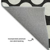 Dalyn The Reserve TR13 Black Machine Washable Area Rug Backing Image