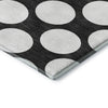 Dalyn The Reserve TR13 Black Machine Washable Area Rug Corner Image