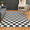 Dalyn The Reserve TR13 Black Machine Washable Area Rug Lifestyle Image Feature