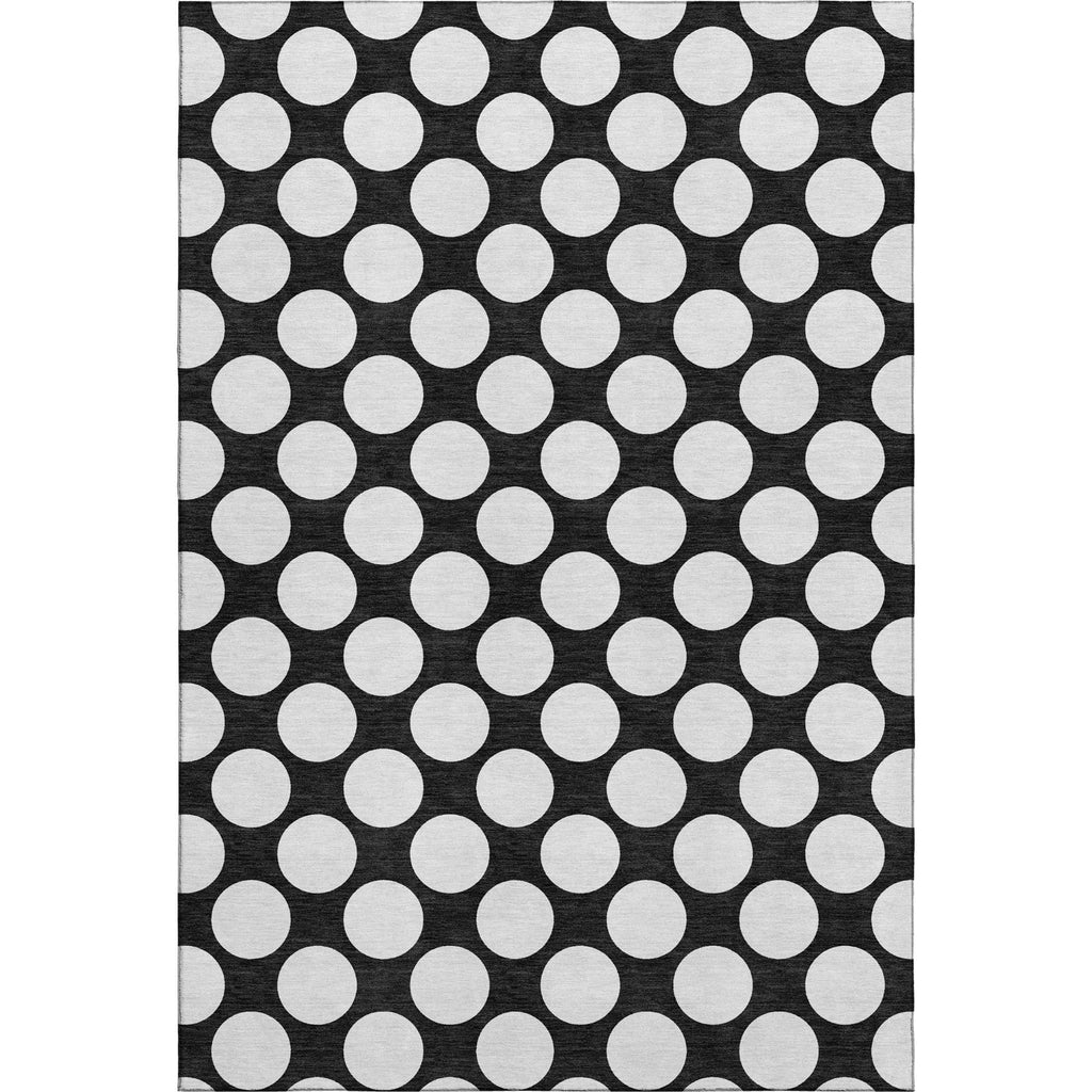 Dalyn The Reserve TR13 Black Machine Washable Area Rug main image