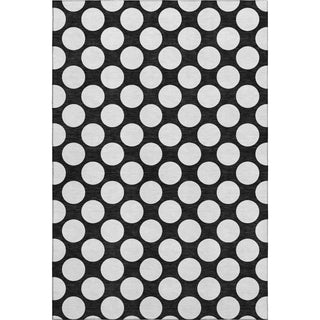 Dalyn The Reserve TR13 Black Machine Washable Area Rug main image