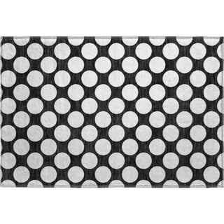 Dalyn The Reserve TR13 Black Machine Washable Area Rug Scatter Main Image