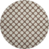 Dalyn The Reserve TR13 Coffee Machine Washable Area Rug Round Main Image