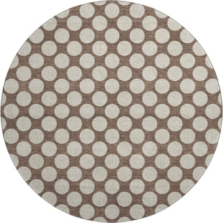 Dalyn The Reserve TR13 Coffee Machine Washable Area Rug Round Main Image