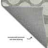 Dalyn The Reserve TR13 Gray Machine Washable Area Rug Backing Image