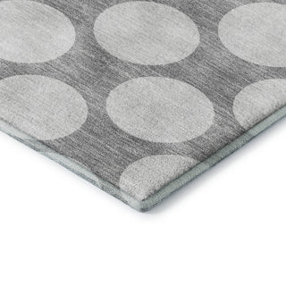 Dalyn The Reserve TR13 Gray Machine Washable Area Rug Corner Image