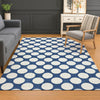 Dalyn The Reserve TR13 Navy Machine Washable Area Rug Lifestyle Image Feature