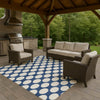 Dalyn The Reserve TR13 Navy Machine Washable Area Rug Outdoor Lifestyle Image Feature