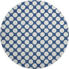 Dalyn The Reserve TR13 Navy Machine Washable Area Rug Round Main Image