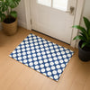 Dalyn The Reserve TR13 Navy Machine Washable Area Rug Scatter Lifestyle Image Feature
