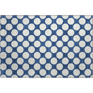 Dalyn The Reserve TR13 Navy Machine Washable Area Rug Scatter Main Image