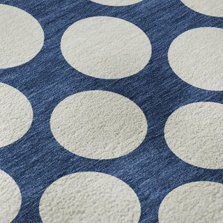 Dalyn The Reserve TR13 Navy Machine Washable Area Rug Swatch Image