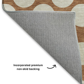 Dalyn The Reserve TR13 Paprika Machine Washable Area Rug Backing Image