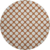 Dalyn The Reserve TR13 Paprika Machine Washable Area Rug Round Main Image