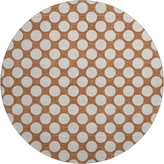 Dalyn The Reserve TR13 Paprika Machine Washable Area Rug Round Main Image