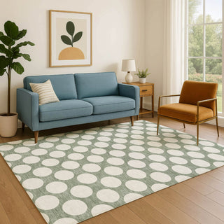 Dalyn The Reserve TR13 Sage Machine Washable Area Rug Lifestyle Image Feature