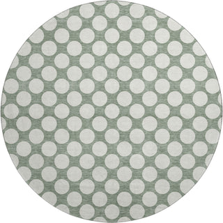 Dalyn The Reserve TR13 Sage Machine Washable Area Rug Round Main Image