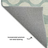 Dalyn The Reserve TR13 Seafoam Machine Washable Area Rug Backing Image