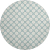 Dalyn The Reserve TR13 Seafoam Machine Washable Area Rug Round Main Image