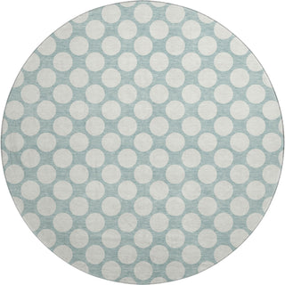 Dalyn The Reserve TR13 Seafoam Machine Washable Area Rug Round Main Image