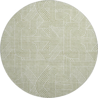 Dalyn The Reserve TR14 Aloe Machine Washable Area Rug Round Main Image