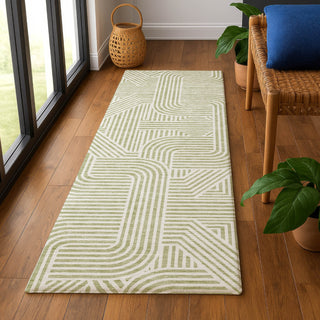 Dalyn The Reserve TR14 Aloe Machine Washable Area Rug Runner Lifestyle Image Feature