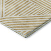 Dalyn The Reserve TR14 Gold Machine Washable Area Rug Corner Image