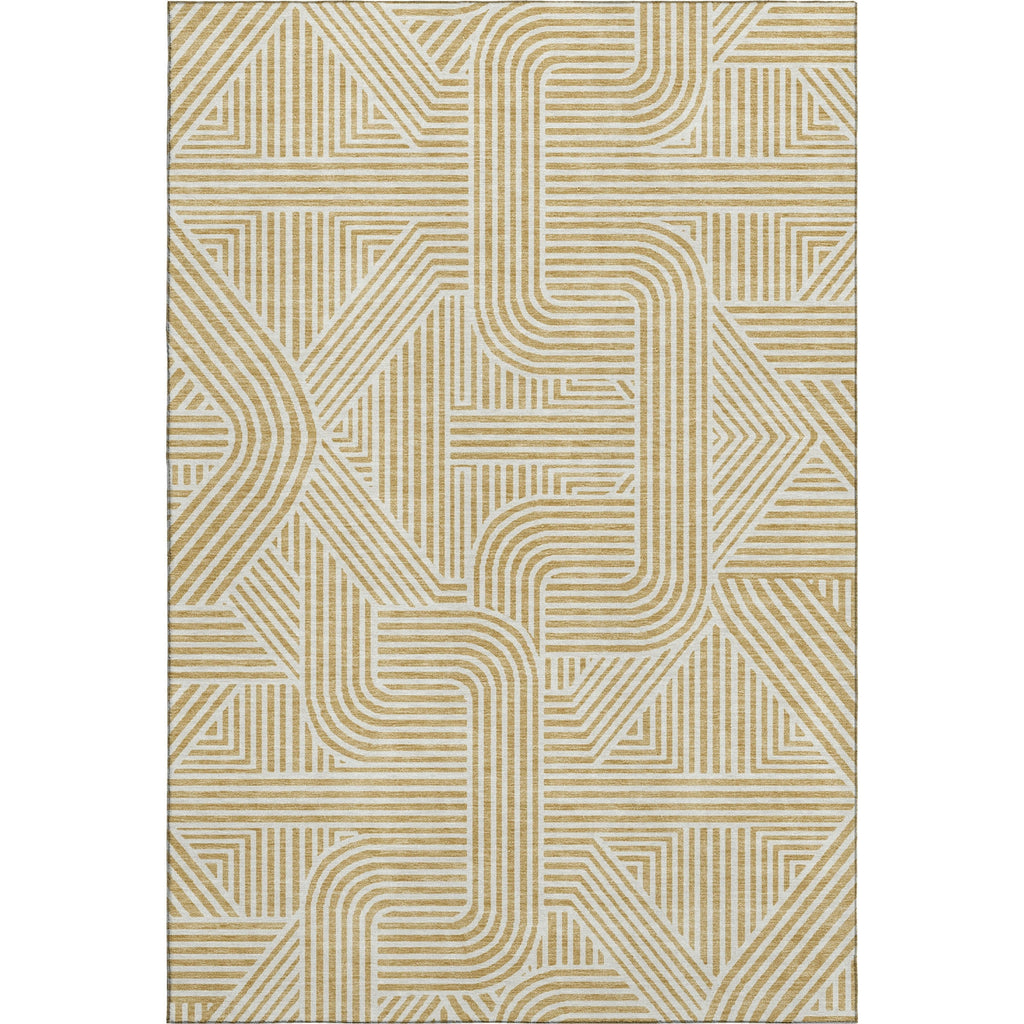 Dalyn The Reserve TR14 Gold Machine Washable Area Rug main image