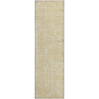 Dalyn The Reserve TR14 Gold Machine Washable Area Rug Runner Main Image