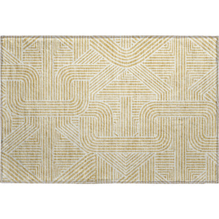 Dalyn The Reserve TR14 Gold Machine Washable Area Rug Scatter Main Image