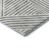 Dalyn The Reserve TR14 Gray Machine Washable Area Rug Corner Image