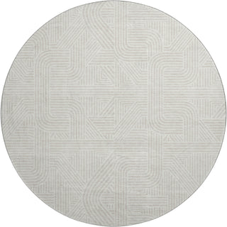 Dalyn The Reserve TR14 Linen Machine Washable Area Rug Round Main Image