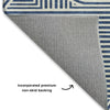 Dalyn The Reserve TR14 Navy Machine Washable Area Rug Backing Image