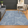 Dalyn The Reserve TR14 Navy Machine Washable Area Rug Lifestyle Image Feature