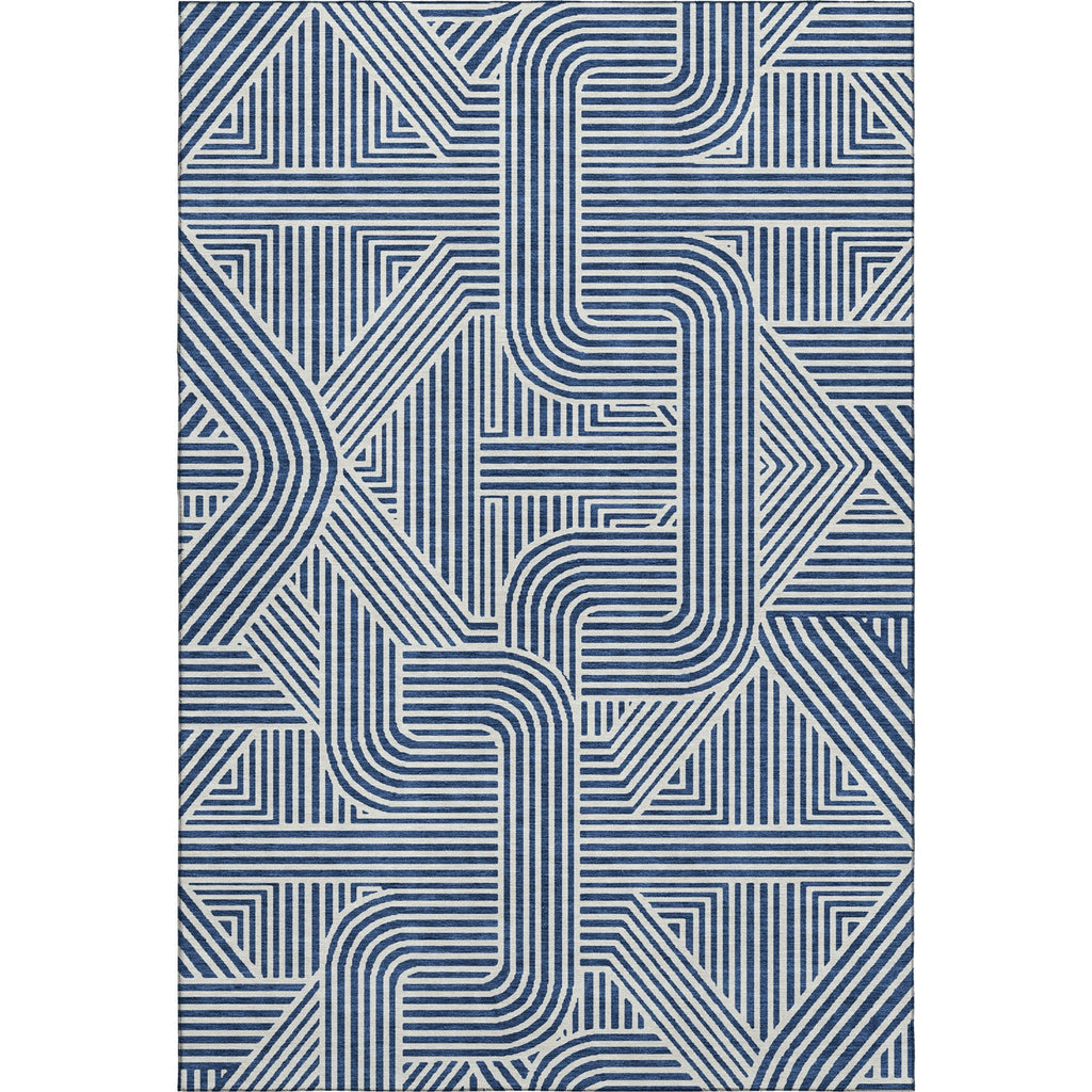 Dalyn The Reserve TR14 Navy Machine Washable Area Rug main image