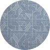 Dalyn The Reserve TR14 Navy Machine Washable Area Rug Round Main Image