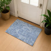 Dalyn The Reserve TR14 Navy Machine Washable Area Rug Scatter Lifestyle Image Feature