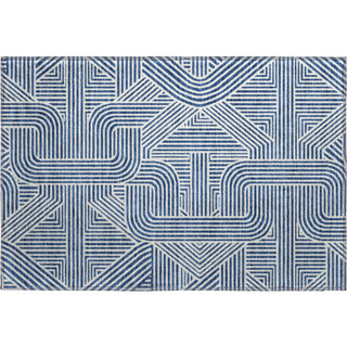 Dalyn The Reserve TR14 Navy Machine Washable Area Rug Scatter Main Image
