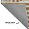 Dalyn The Reserve TR14 Paprika Machine Washable Area Rug Backing Image