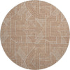Dalyn The Reserve TR14 Paprika Machine Washable Area Rug Round Main Image