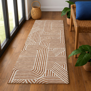 Dalyn The Reserve TR14 Paprika Machine Washable Area Rug Runner Lifestyle Image Feature
