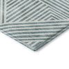 Dalyn The Reserve TR14 Teal Machine Washable Area Rug Corner Image