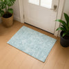 Dalyn The Reserve TR14 Teal Machine Washable Area Rug Scatter Lifestyle Image Feature