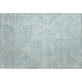 Dalyn The Reserve TR14 Teal Machine Washable Area Rug Scatter Main Image