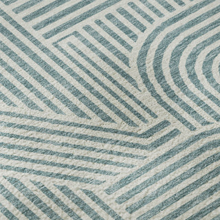 Dalyn The Reserve TR14 Teal Machine Washable Area Rug Swatch Image