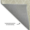 Dalyn The Reserve TR15 Beige Machine Washable Area Rug Backing Image