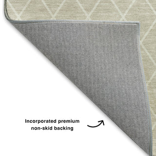 Dalyn The Reserve TR15 Beige Machine Washable Area Rug Backing Image