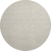 Dalyn The Reserve TR15 Beige Machine Washable Area Rug Round Main Image
