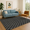 Dalyn The Reserve TR15 Black Machine Washable Area Rug Lifestyle Image Feature