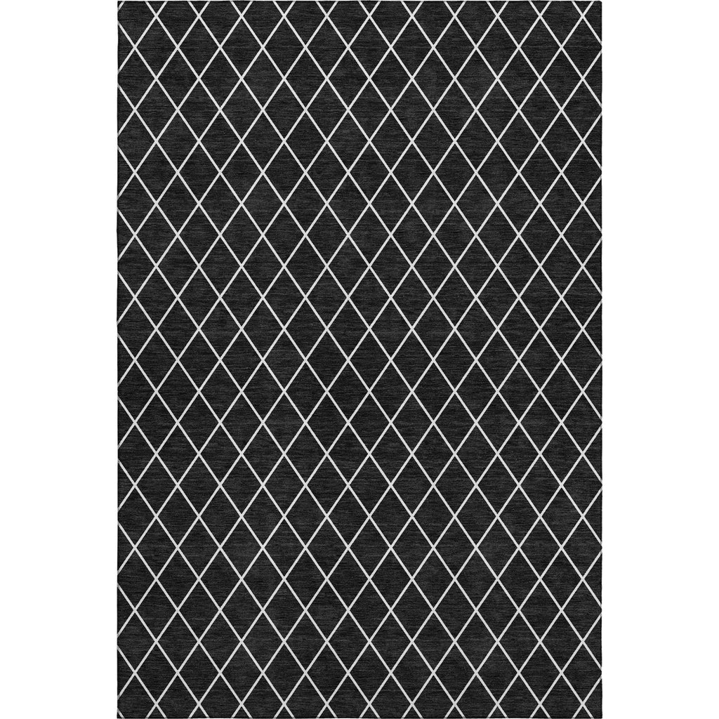 Dalyn The Reserve TR15 Black Machine Washable Area Rug main image